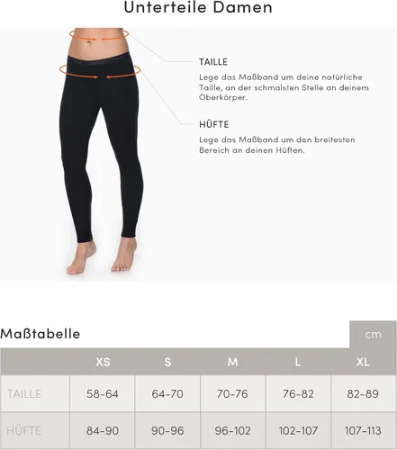Vista 8 de Icebreaker Merino Leggings térmicos estándar 175 para mujer para clima frío