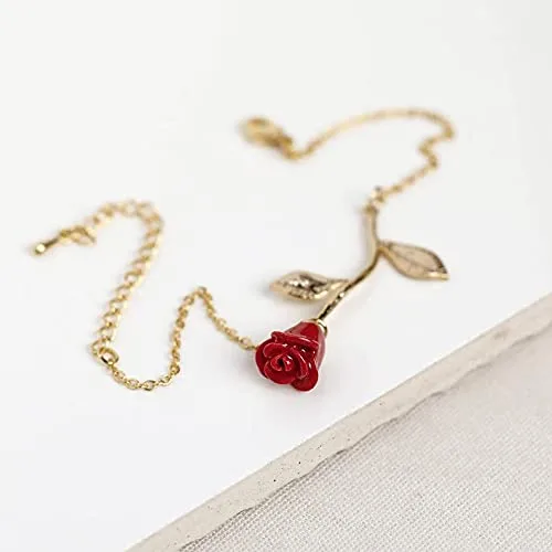Vista 2 de Mothers Day Gift for Her Rose Bracelet Gifts for Women Gifts for Mom Beauty and the Beast Jewelry Gifts for Her Mothers Day Gifts From Daughter
