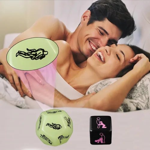 Vista 5 de Dados sexuales para parejas adultas, juegos sexuales, juguetes sexuales para parejas, dados sexuales nocturnos, juguetes sexuales