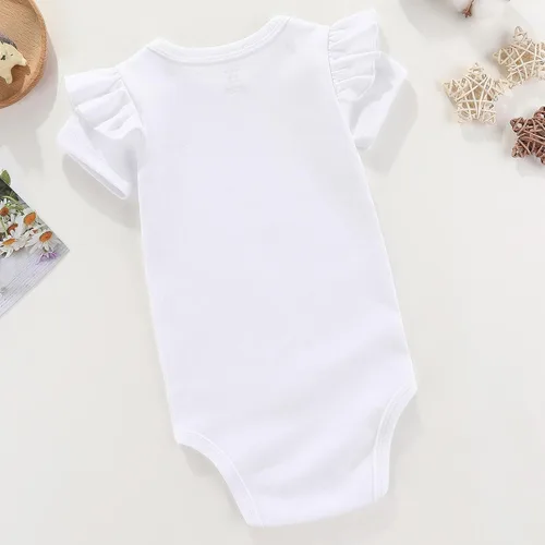 Vista 4 de Conjunto de ropa para bebé niña con volantes 0-3 meses