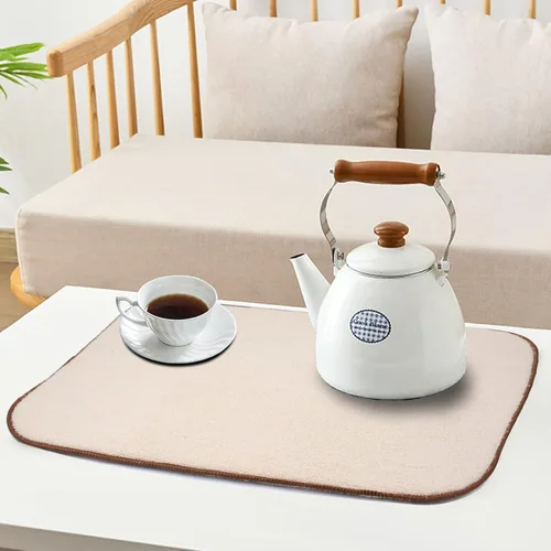 Vista 8 de SINLAND Tapete de microfibra para secar platos, almohadilla de cocina de 16