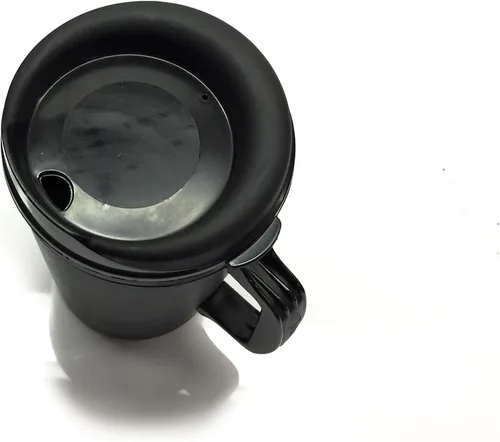 Vista 2 de Tazas de café con aislamiento de espuma ThermoServ de 34 oz - Negro