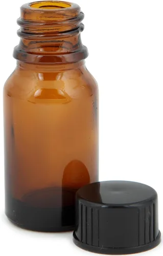 Vista 5 de Vivaplex, 24, Amber, 0.3 fl oz (1/3 oz) botellas de vidrio, con tapas