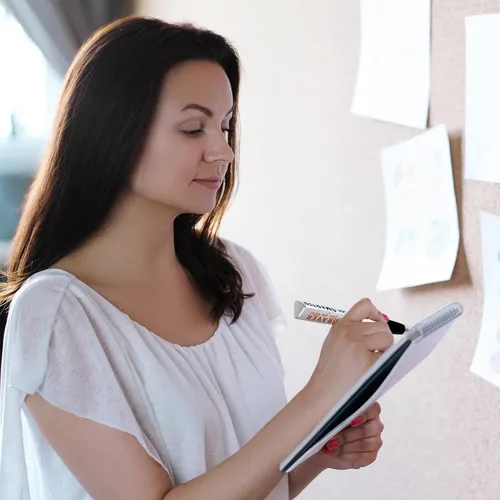 Vista 6 de Bolígrafo de concientización sobre el cáncer de mama (1 bolígrafo de 3 caras), suministros de oficina rosa, regalos de cáncer de mama para mujeres