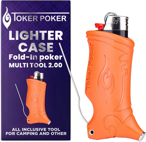 Vista 5 de Toker Poker - Funda para Encendido Bic Multiherramienta 2.0 - Ejército, Herramienta Todo en Uno para Acampar y Otros