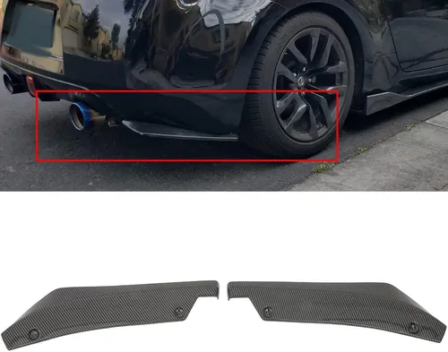Vista 73 de SCITOO Alerón de borde de parachoques delantero mate negro para Ford Focus ST años 2013-2014 - Spoiler frontal de polipropileno