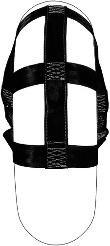 Vista 6 de MOTO4U Correa Universal de Amarre para Rueda Trasera de Motocicleta en Negro
