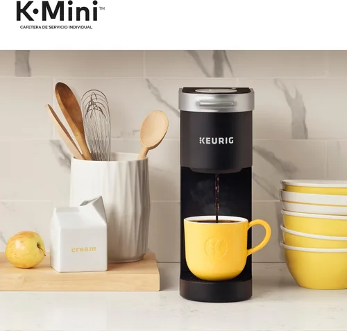 Vista 11 de Keurig K-Mini CoffeeFeer, Brewer Single Sirve K-Cup POD Coffee, de 6 a 12 oz. Tamaños de preparación, negro Single-Serve K-Cup Brewer, Brews 6-12