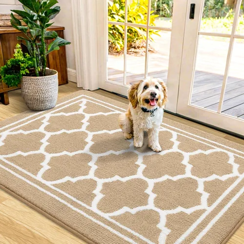 Vista 57 de Buganda Alfombra para Puerta Interior, Tapete Resistente a la Suciedad y Absorbente, Antideslizante, Alfombras de Perfil Bajo para Entrada