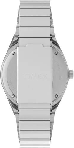 Vista 4 de Timex Coca-Cola Unity Collection - Reloj de cuarzo para hombre con correa de acero inoxidable, color plateado, 21 (modelo TW2V25800)