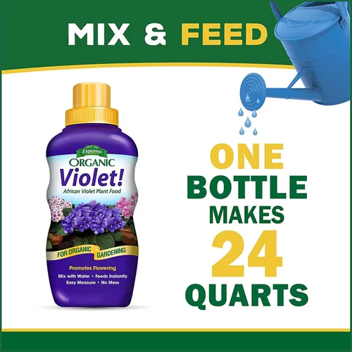 Vista 3 de Espoma (VIPF8) Alimento orgánico para plantas violetas, 8 onzas - Paquete de 5