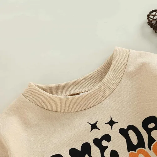 Vista 16 de Sudadera de calabaza para bebé, niña, niño, Halloween, sudadera de gran tamaño, mameluco de burbujas, suéter