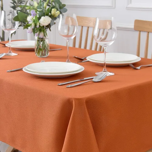 Vista 53 de maxmill Mantel cuadrado de jacquard resistente a las manchas, impermeable, resistente a las arrugas, lavable, suave, mantel decorativo de tela