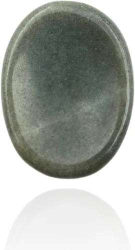 Vista 11 de GEMSCITE Piedras antiestrés del pulgar metafísicas con gemas preciosas para sanación con cristales Reiki, para hombres y mujeres, regalo Feng Shui