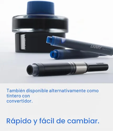 Vista 4 de Lamy 1220536 T 10 - Cartuchos de tinta (10 unidades), color azul