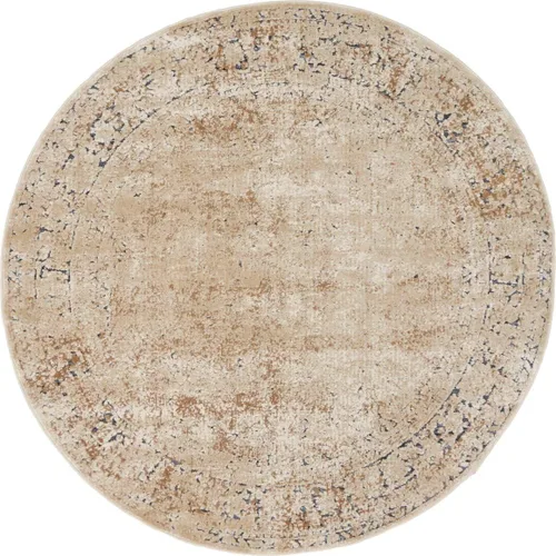 Vista 10 de Unique Loom Chateau Collection Alfombra de área - Jefferson (2' x 3' 1" Rectángulo, Azul Gris/Beige)