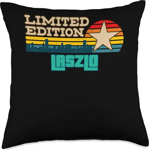 Vista 4 de Limited Edition Neo Retro Radio Cassette Name Throw Pillow