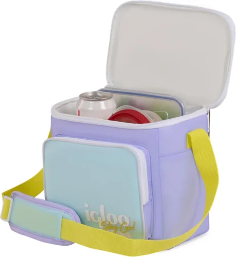 Vista 9 de Igloo Bolsa de Almuerzo Retro Cuadrada Refrigeradora