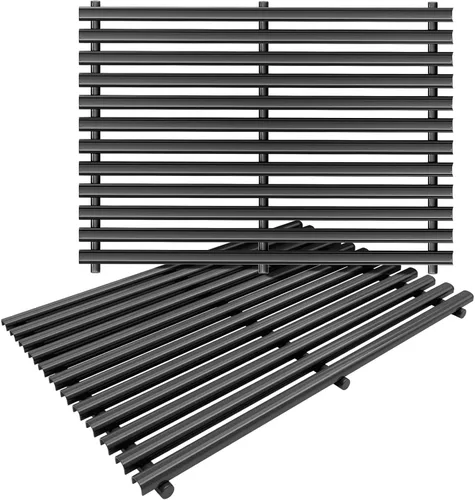 Vista 8 de DELSbbq 66097 66089 - Rejillas para Weber Genesis II 400 y LX 400 Series for Genesis II E/S-410, E/S-415, E/S-435, LX E/S-440, Cast Iron Grill