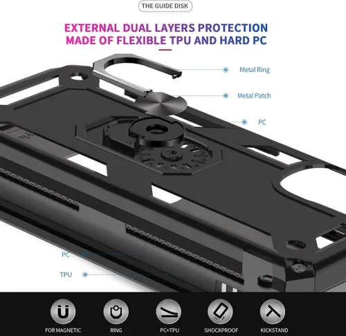 Vista 7 de LeYi Funda para Moto G Stylus 2022 4G (no compatible con 5G), funda para Moto G Stylus con 2 protectores de pantalla, funda protectora de grado Oro