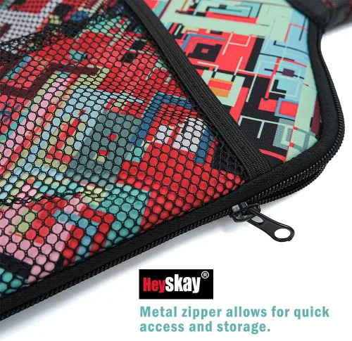 Vista 3 de HEYSKAY Pickleball Paddle Cover Pickleball Racket Sleeve Bag with Handle Strap Pickle-Ball Equipment Protective Paddle Sleeve with Mesh Pocket