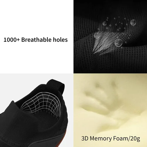 Vista 4 de relxfeet - Zapatos minimalistas para hombre, zapatos barefoot, zapatos de entrenamiento cruzado, zapatos de caminata de punta ancha, tenis