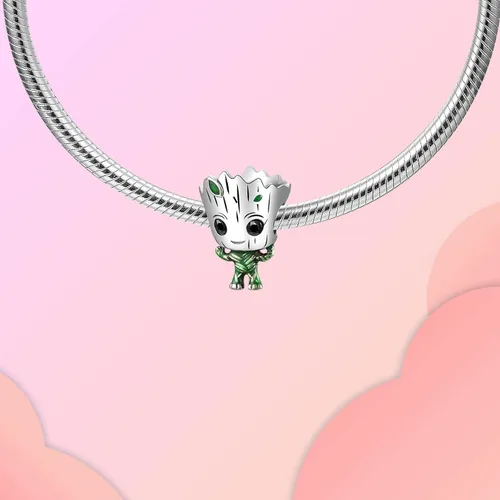 Vista 315 de LUXILLA Abalorio de plata de ley 925 para madre, hija, abuela, para familia, amor, madre, hija, abuela, para pulseras, collares, dijes, abalorios