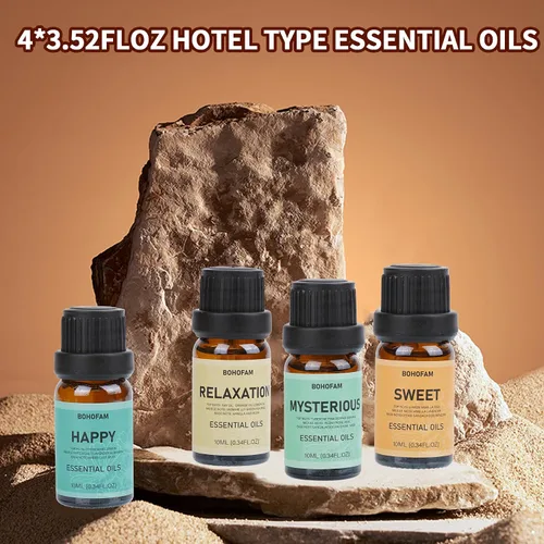 Vista 5 de BOHOFAM Difusor de Aceite Esencial con Lámpara de Sal del Himalaya, Difusor/Humidificador de Aroma de Doble Llama/Medusa 2 Modos, Luces Coloridas, 4