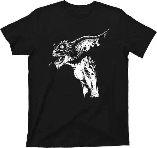 Vista 2 de Stripe T Shirt Mogwai Gizmo 80s Scary Comedy Movie Tee