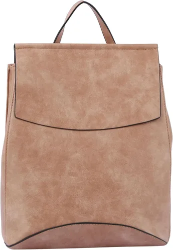 Vista 10 de Mochila convertible de moda Bolso de viaje de cuero vegano Bolso de hombro diario Multi Estilos Colores, Gris claro, Tamaño único, Mochila