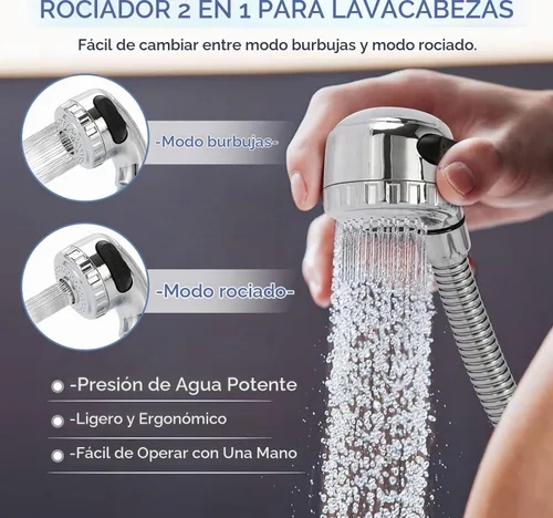 Vista 6 de Kit de rociador de manguera de tazón de champú con conector G1/2 pulgadas, manguera de champú de acero inoxidable de 47 pulgadas con cabezal