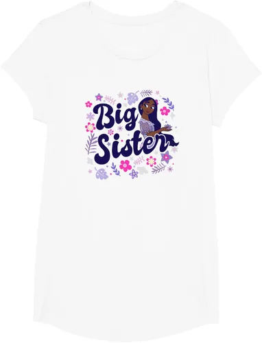 Vista 23 de Disney Encanto Isabela Madrigal Big Sister - Camiseta floral, gris, S Asfalto