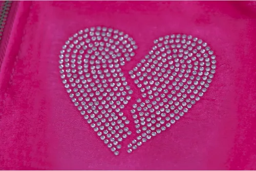 Vista 9 de MISSACTIVER Conjunto de 2 piezas con estampado de corazón roto y cremallera completa para mujer