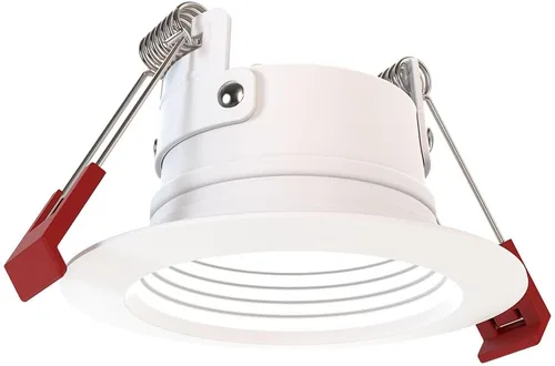 Vista 7 de Juno WF2 Dreg B ALO25 SWW5 90CRI 120 MW M6 Downlight LED Empotrado Wafer Sin Caja, Estilo de Moldura Deflectada con Retroceso Profundo, 2 Pulgadas