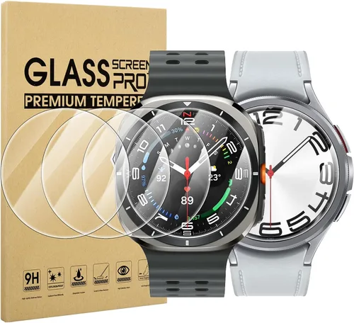Vista 14 de Suoman Protector de pantalla de privacidad para Samsung Galaxy Watch 6/7/FE Negro