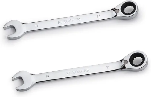 Vista 3 de FLZOSPER Llave métrica reversible de 0.315 in, llave combinada de trinquete reversible de 72 dientes
