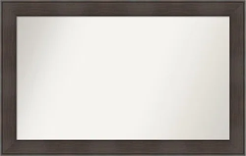 Vista 69 de Amanti Art Espejo personalizado, espejo de baño de veta de madera rústica William, espejo de pared o espejo de tocador de baño sobre el fregadero