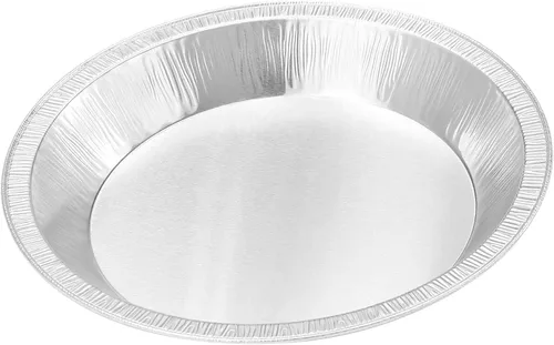 Vista 2 de KitchenDance Smoothwall - Molde desechable de aluminio para tartas, bandeja redonda de 9 pulgadas para hornear y pasteles caseros, sartenes de papel
