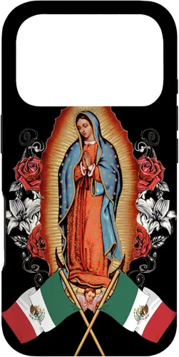 Vista 29 de Funda para iPhone 12 mini Nuestra Señora Virgen De Guadalupe Virgen María Mexicana