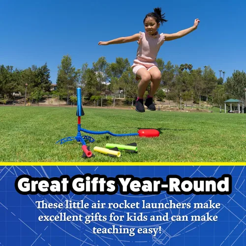 Vista 5 de Stomp Rocket The Original Stompin' Science Book - Uso con kits de lanzamiento de cohetes de juguete Learning Toy Rocket Launcher Kits for Kids