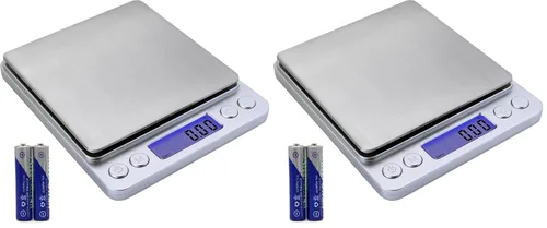 Vista 8 de Báscula de gramos, capacidad de 17.64 oz de precisión, 0.00 oz, mini báscula de alimentos, peso digital, gramos y onzas, cocina pequeña de alta