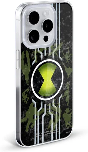 Vista 2 de Head Case Designs Funda de gel con licencia oficial de Ben 10: Alien Force Omnitrix Graphics [protección de grado militar] compatible con Apple