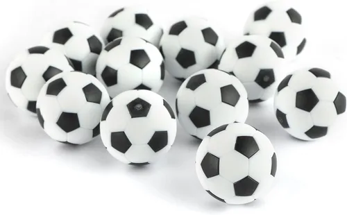 Vista 3 de Pack of 9 Foosball Balls Mini Soccer Balls-1.42 Inch