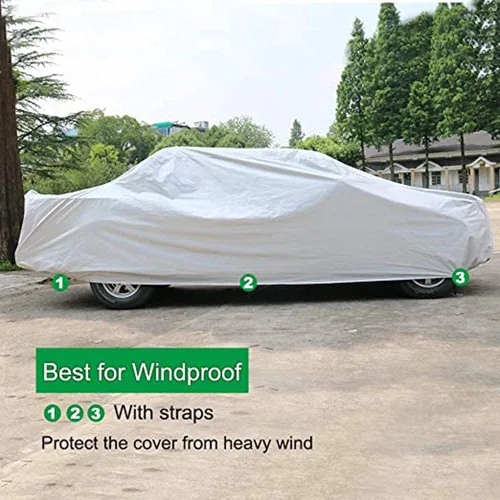 Vista 5 de GUNHYI Cubierta de camión para Ford Ranger, 6 capas impermeable para todo tipo de clima, cubierta completa de camioneta para cabina regular/súper