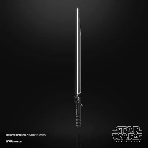 Vista 5 de STAR WARS The Black Series Mandalorian Darksaber Force FX Elite Sable láser con LED avanzados, efectos de sonido, juego de rol coleccionable