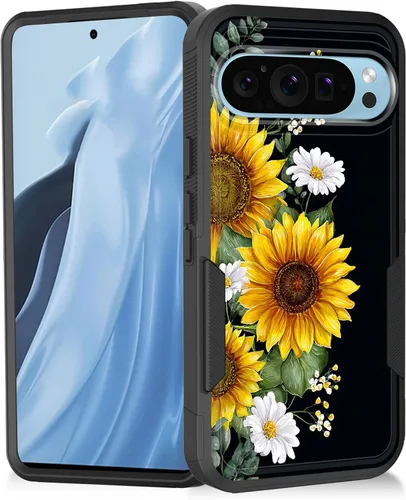 Vista 102 de Funda para Pixel 11 Pro XL, resistente de doble capa híbrida de policarbonato duro de goma suave a prueba de golpes para Google Pixel 11 Pro XL 6.8