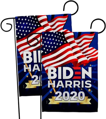Vista 20 de Biden Harris Flag Vote President 2020 - Juego de banderas para casa de jardín, demócrata patriótico, republicano, fiesta de té, bandera