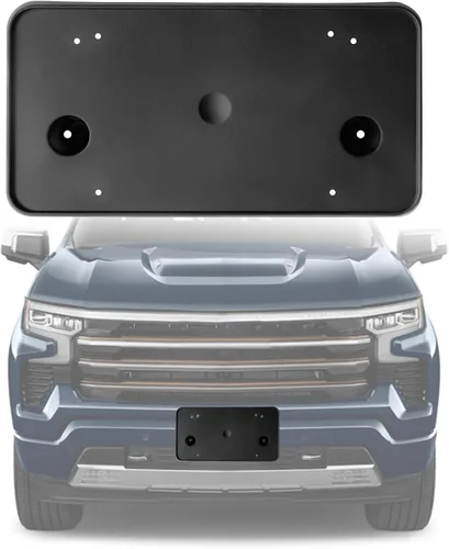 Vista 25 de Marco de matrícula frontal compatible con Chevy Colorado ZR2 2023 2024 2025, soporte de montaje para marco de matrícula, repuesto # 85553155