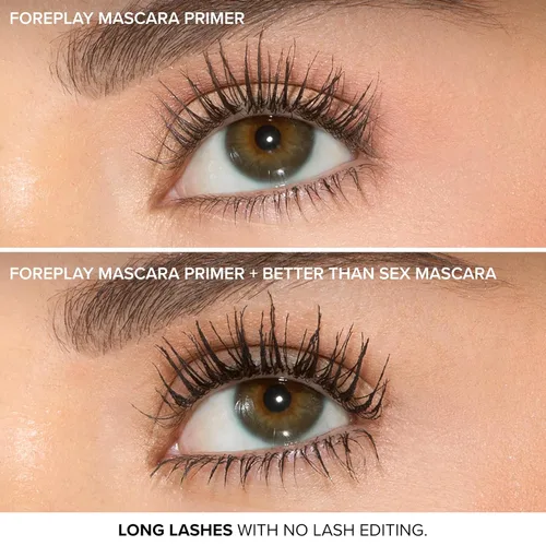 Vista 7 de Too Faced Better Than Sex Foreplay Mascara Primer Waterproof Eyelash Primer for Volume and Length Nourishing Argan Oil + Grape Seed Oil Formula