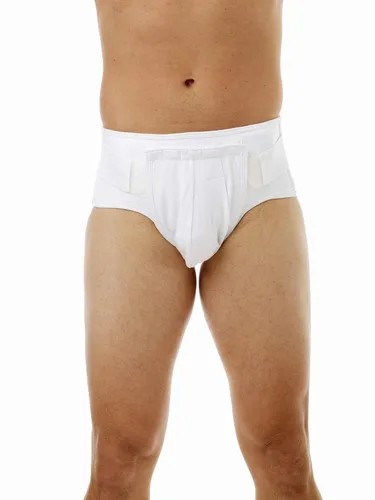 Vista 5 de Underworks Braga de soporte para hernia inguinal pequeña 28-32 cintura